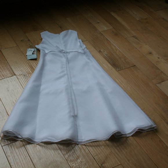 Us Angels Long White 12 (NWT) Formal Dress - Picture 8 of 12